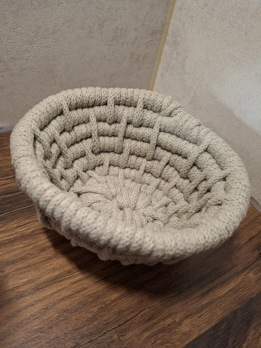 Makramee-Schale klein