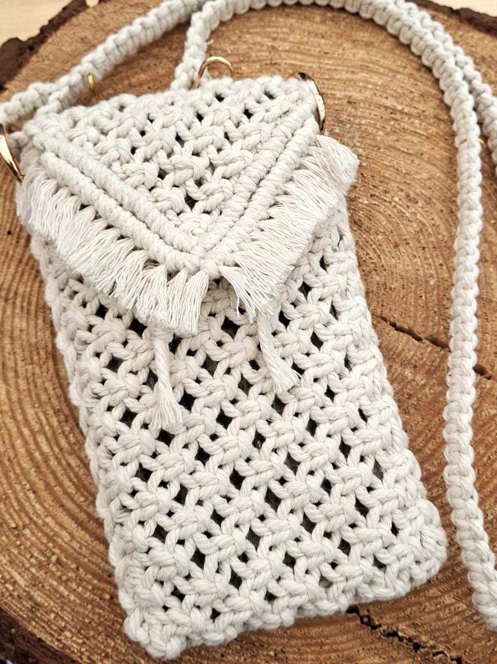 Boho-Handytasche