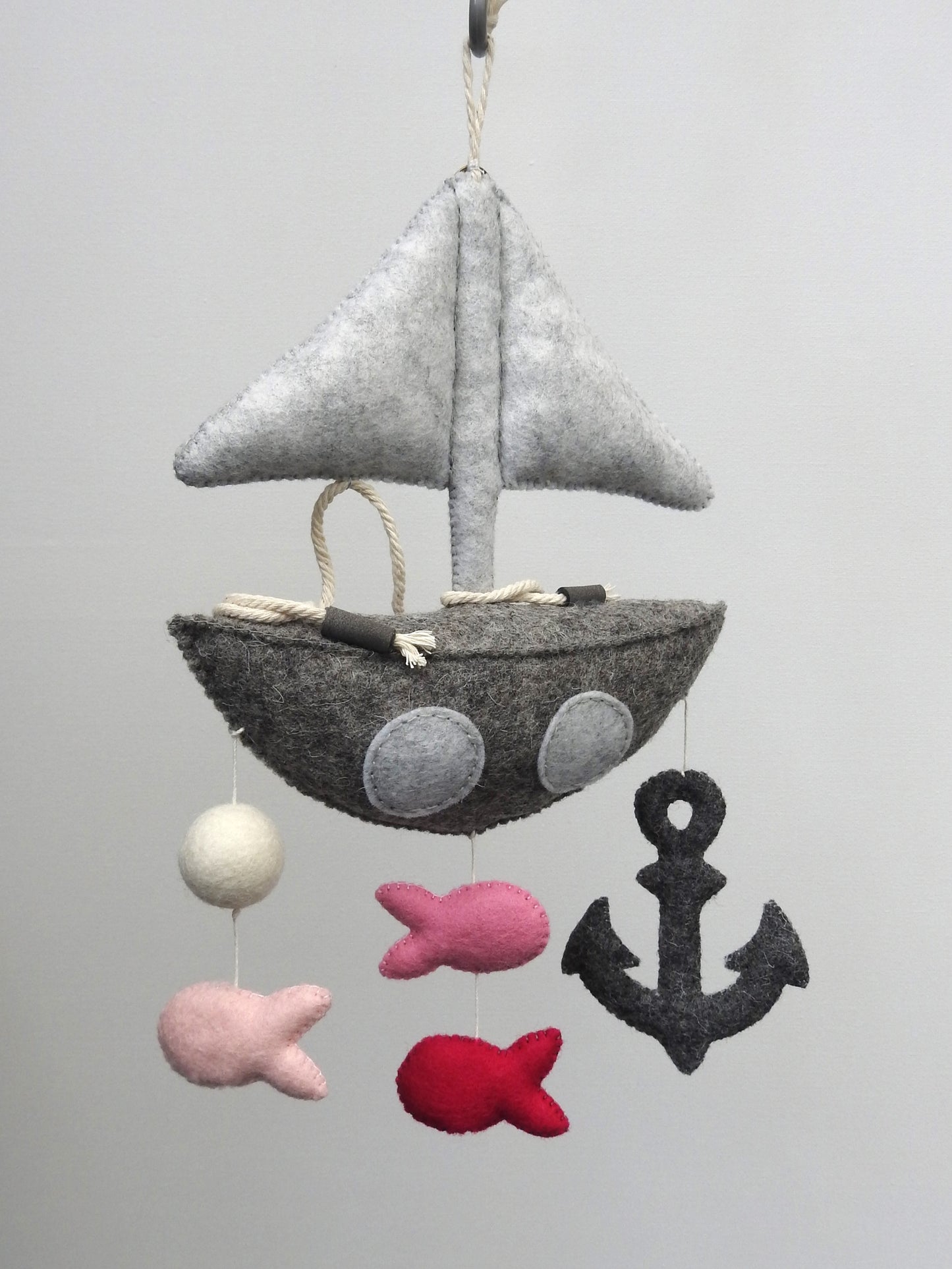 Mobile Boot "Anker lichten"