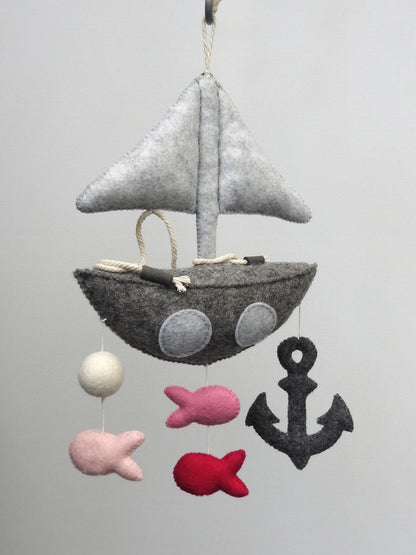 Mobile Boot "Anker lichten"