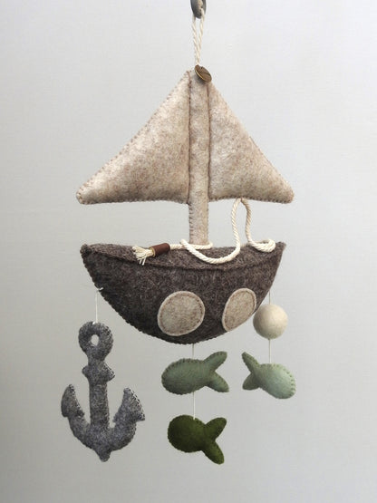 Mobile Boot "Anker lichten"