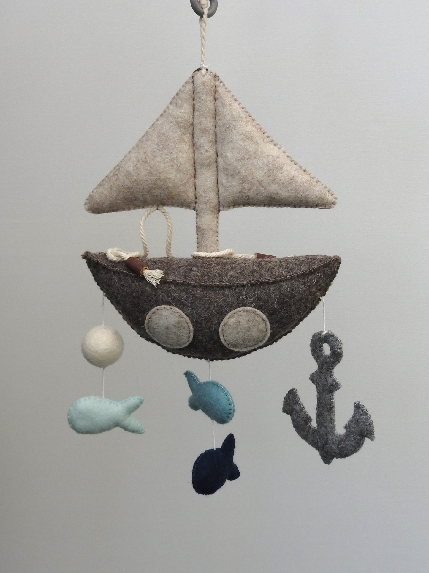 Mobile Boot "Anker lichten"