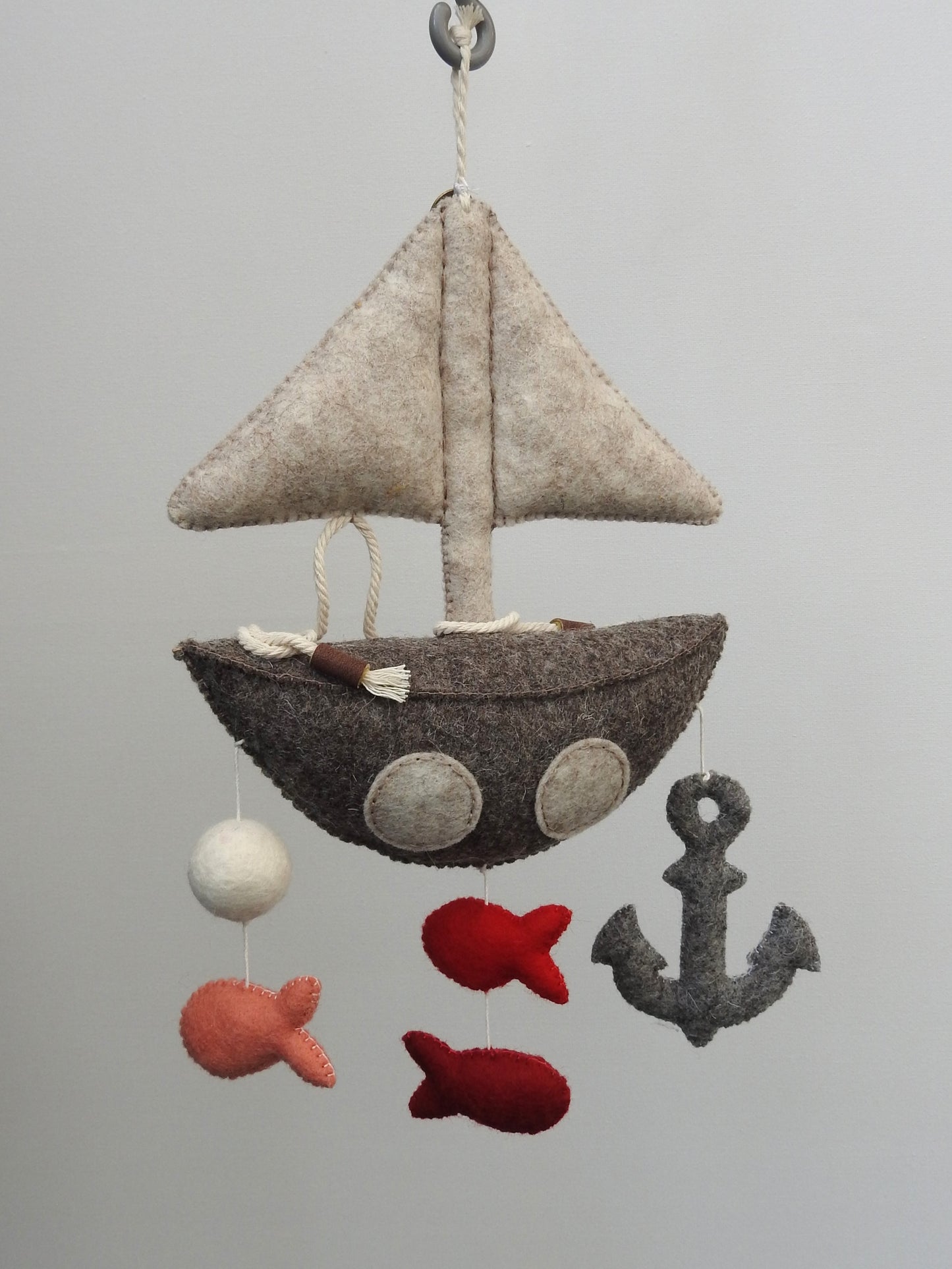 Mobile Boot "Anker lichten"