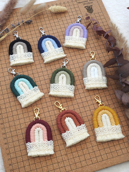 Regenbogen-Anhänger "S"