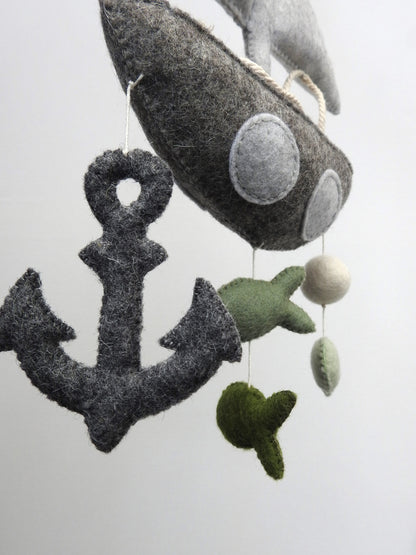 Mobile Boot "Anker lichten"