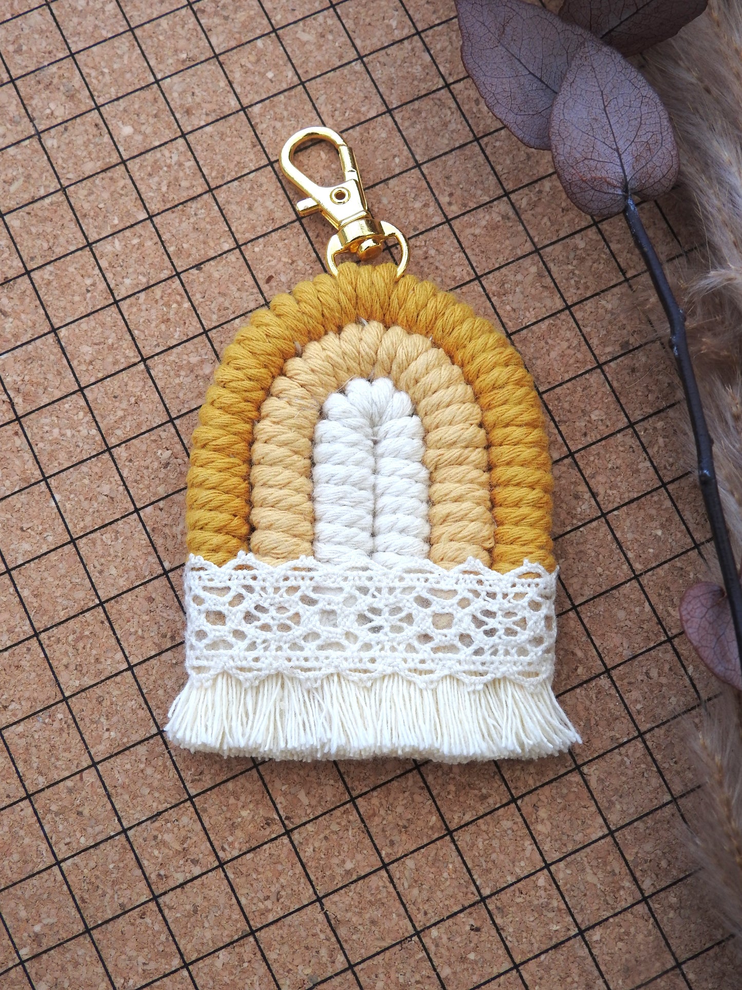 Regenbogen-Anhänger "S"