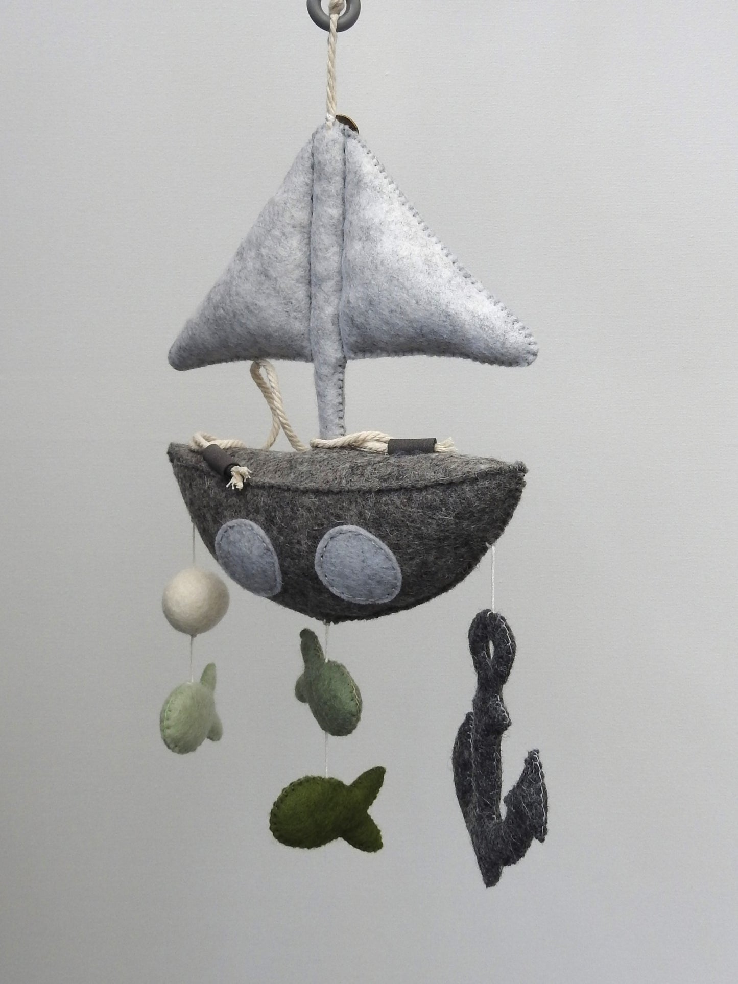 Mobile Boot "Anker lichten"