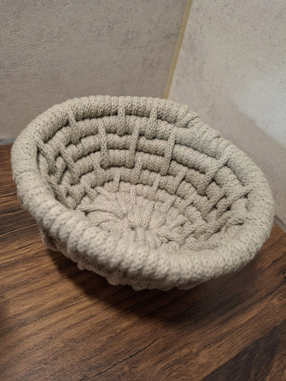 Makramee-Schale klein