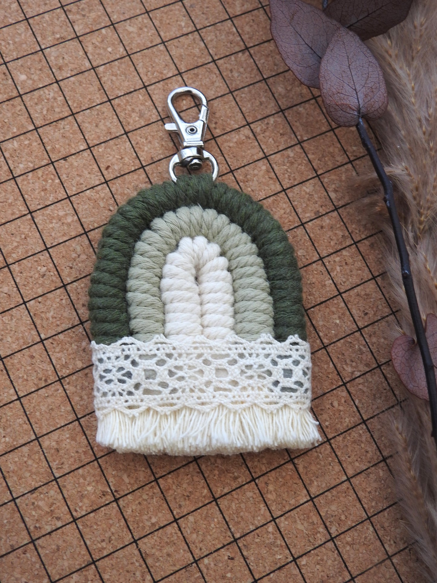 Regenbogen-Anhänger "S"