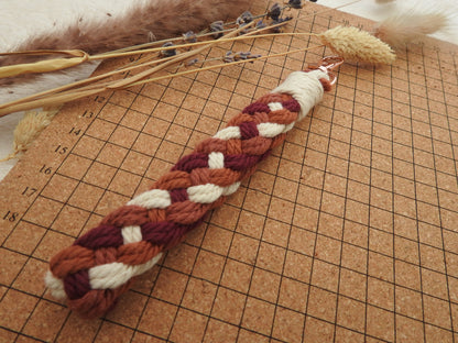 Geflochtener Anhänger "Bunt"