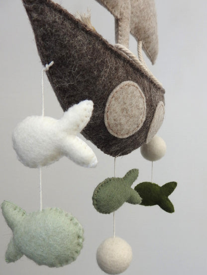 Mobile Segelboot "Ahoi"