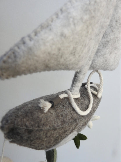 Mobile Boot "Anker lichten"