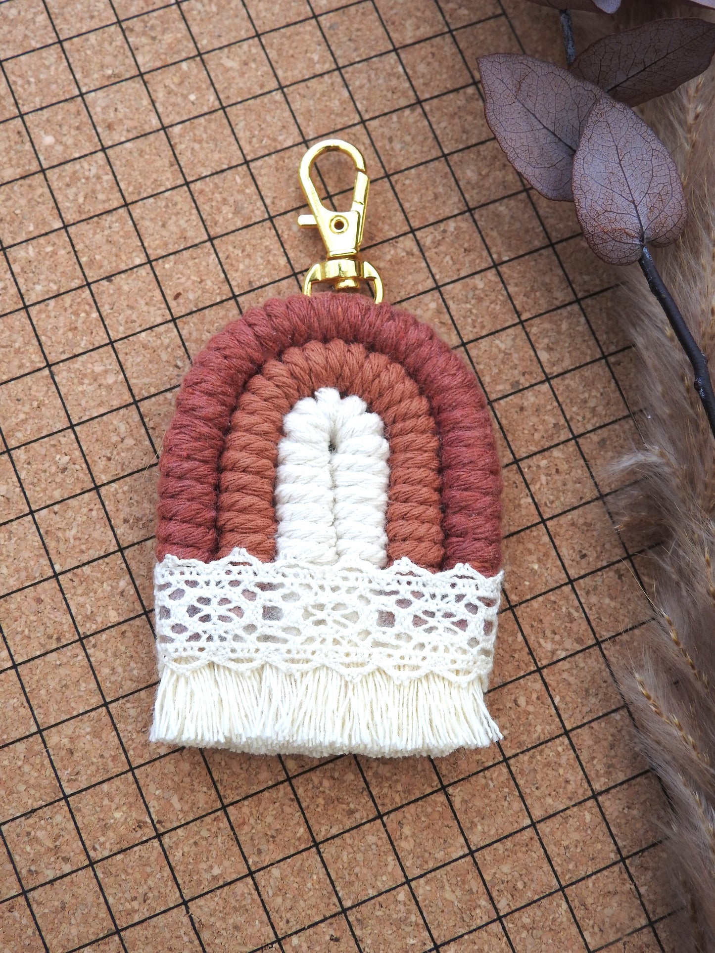 Regenbogen-Anhänger "S"