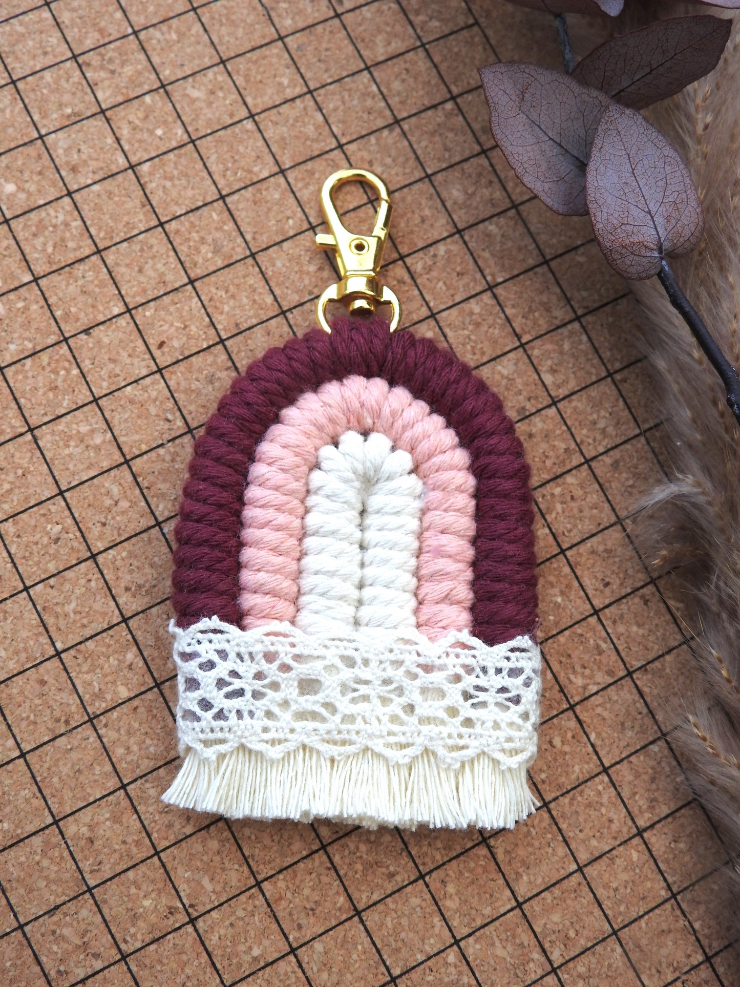 Regenbogen-Anhänger "S"