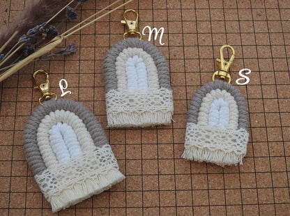 Regenbogen-Anhänger "S"