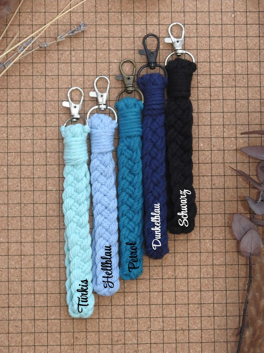 Geflochtener Schlüsselanhänger