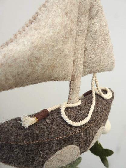 Mobile Boot "Anker lichten"